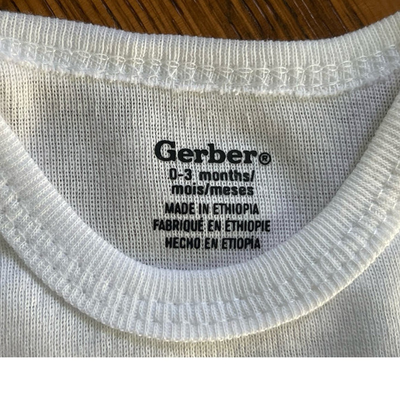 Panda Love & Hearts Unisex Infants Gerber ONESIES® Cute Baby Shower Gift‎ 0-3M - Picture 3 of 5